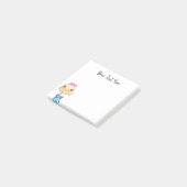 Aangepaste/Funny Bird Drawing Post-it® Notes (Schuin)