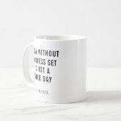 Aangepaste Funny Chess Player Gag Koffiemok (Voorkant links)