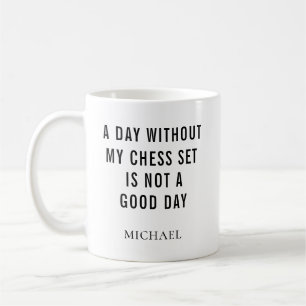 Aangepaste Funny Chess Player Gag Koffiemok