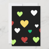 Aangepaste Funny Cupid Valentijn's Day Heart Degie Feestdagenkaart (Achterkant)