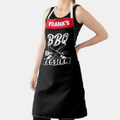 Aangepaste Funny Custom Chef Name Funny BBQ Schort (Insitu)