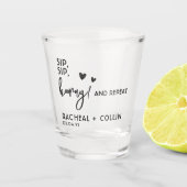 Aangepaste Funny Favors Wedding Party Shooters Shot Glas (Voorkant)