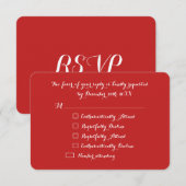 Aangepaste Funny LOL-feestdag met kerstfeest RSVP Kaartje (Voorkant / Achterkant)