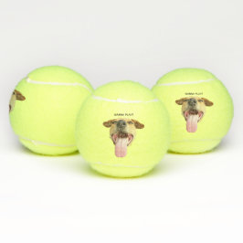 Aangepaste Funny Wanna Play Dog Tennisballen