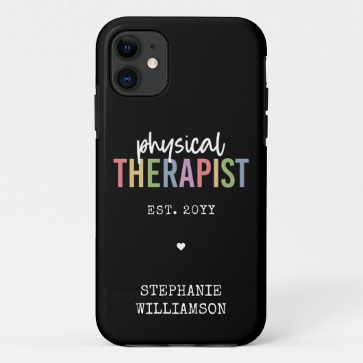 Aangepaste fysieke therapie PT Afstuderen Case-Mate iPhone Case (Achterkant)
