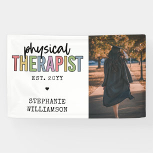 Aangepaste fysieke therapie PT Afstuderen Spandoek