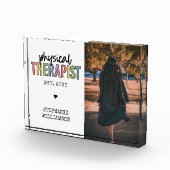 Aangepaste fysieke therapist PT Afstuderen cadeaus Fotoblokken (Rechts)