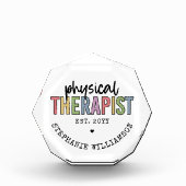 Aangepaste fysieke therapist PT Afstuderen cadeaus Fotoblokken (Voorkant)