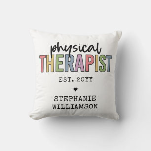 Aangepaste fysieke therapist PT Afstuderen cadeaus Kussen