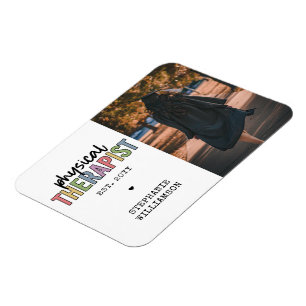 Aangepaste fysieke therapist PT Afstuderen cadeaus Magneet