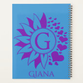 Aangepaste G-naamplanner, gepersonaliseerde planne Planner (Achterkant)