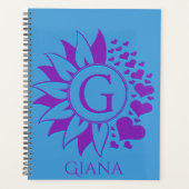 Aangepaste G-naamplanner, gepersonaliseerde planne Planner (Voorkant)