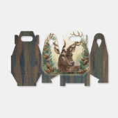 Aangepaste Gable Box Rustic STAG Deer Bedankdoosjes (Uitgevouwen)