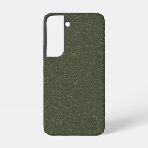 Aangepaste Galaxy S22 Hoes – Mosgroene Spikkel Samsung Galaxy Hoesje
