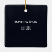 Aangepaste Galaxy Schaakstukken Modern Schaak Kers Keramisch Ornament (Achterkant)