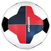 Aangepaste Galaxy Space gepersonaliseerd Voetbal (Gedraaid)
