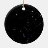 Aangepaste galaxy Unicorn Keramisch Ornament (Achterkant)