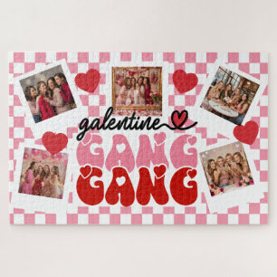 Aangepaste Galentine's Gang Fotocollage Legpuzzel