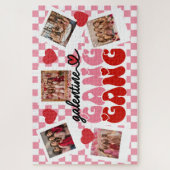 Aangepaste Galentine's Gang Fotocollage Legpuzzel (Verticaal)
