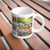 Aangepaste Galerij van Zeven Afbeelding met Tekst  Koffiemok