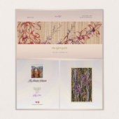 Aangepaste galerij Zakelijke QR code Kaart brochur Visitekaartje (Buitenkant ongevouwen)