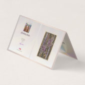 Aangepaste galerij Zakelijke QR code Kaart brochur Visitekaartje (Voorkant)