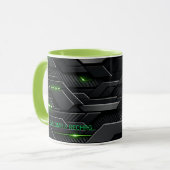 Aangepaste Gamer & Programmeur Oplaadmok Mok (Voorkant links)