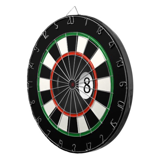 Aangepaste gamerwagentjes met acht ballen dartbord (Voorkant Rechts)
