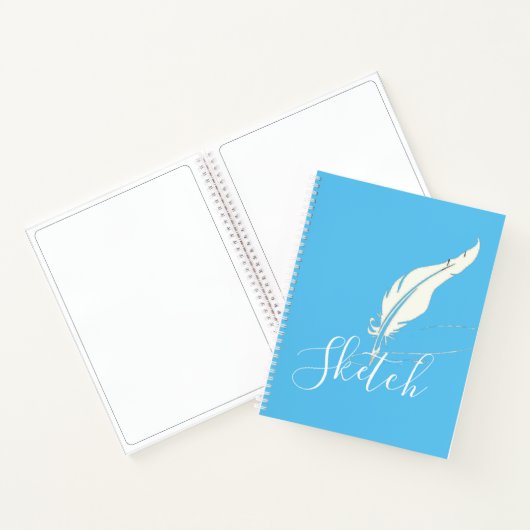 Aangepaste ganzenveer notitieboek (Binnen)