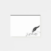 Aangepaste ganzenveer  post-it® notes (Voorkant)