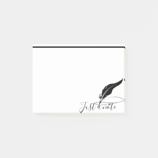 Aangepaste ganzenveer post-it® notes (Voorkant)