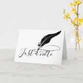 Aangepaste ganzenveerpen kaart (Gele Bloem)