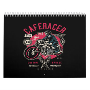 aangepaste garage café racer kalender