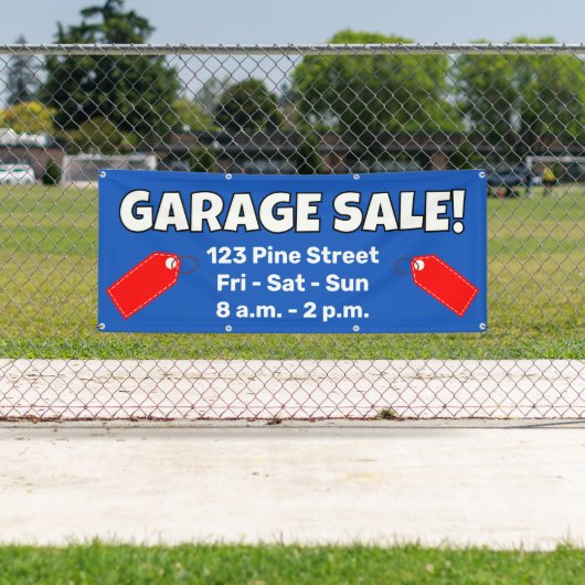 Aangepaste GARAGE SALE! Banner (Insitu)