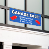Aangepaste GARAGE SALE! Banner (Buitenkant Gebouw)