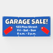 Aangepaste GARAGE SALE! Banner (Horizontaal)
