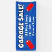 Aangepaste GARAGE SALE! Banner (Verticaal)