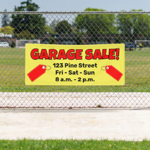 Aangepaste GARAGE SALE!-banner Spandoek