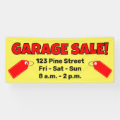 Aangepaste GARAGE SALE!-banner Spandoek (Horizontaal)