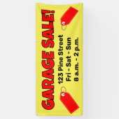 Aangepaste GARAGE SALE!-banner Spandoek (Verticaal)