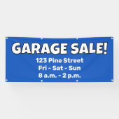 Aangepaste GARAGE SALE!-Banner Spandoek (Horizontaal)