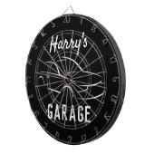 Aangepaste garagemancave dartbord (Voorkant Rechts)