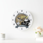 Aangepaste garageteken grote klok (Huis)