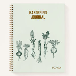Aangepaste Gardening Journal Notitieboek