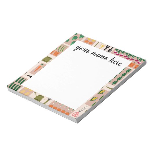 Aangepaste Gardening-laptop Notitieblok (Linkerzijde)