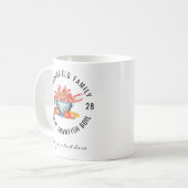 Aangepaste garnalenfeest voor de hele familie koffiemok (Voorkant links)