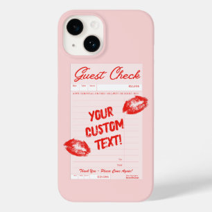Aangepaste gastcheck Aangepaste offerte rood Poste Case-Mate iPhone 14 Hoesje