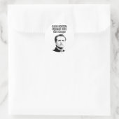 Aangepaste Gavin Newsom Ronde Sticker (Tas)