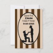 Aangepaste Gay Cowboy Wedding Save-the-Date Kaarte Save The Date (Voorkant)