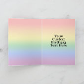 Aangepaste Gay Verjaardag Kaart (Binnen)